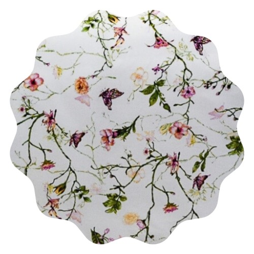 Komplet Pościeli Bawełnianej 160x200 2x70/80 Powoje Z Motylem Białe