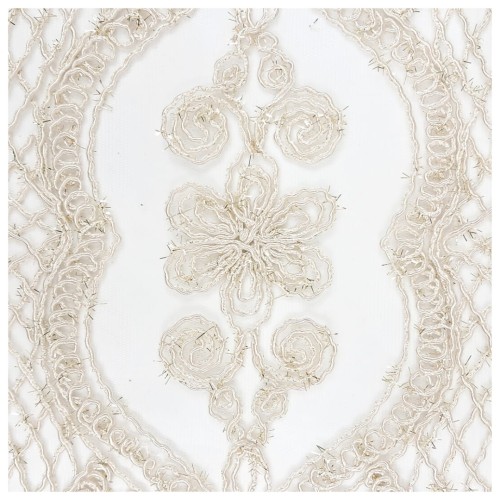 Obrus Barok 40x170 Ecru Elegancki Poliester 2410