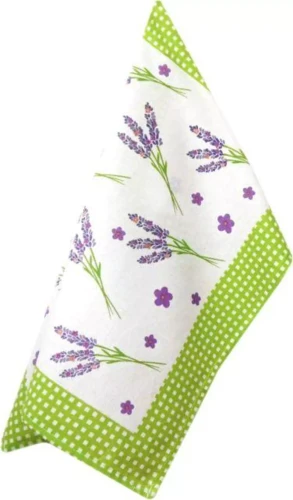 Ścierka 100% Bawełna 55x66 Grecja Lawenda Zielona