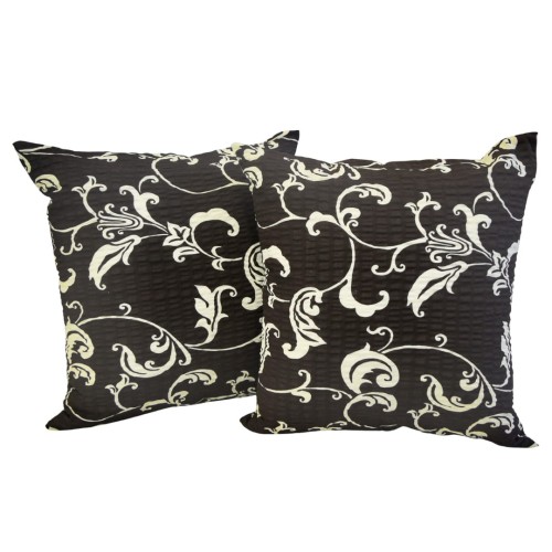 Poszewka 40x40 Kora JAŚ Bluszcz Brąz