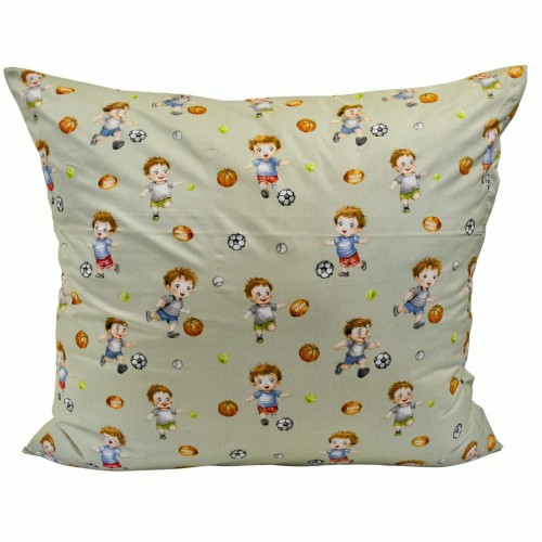 Komplet Pościeli Dziecięcej 120x160 + 70x80 Piłkarzyki Oliwka