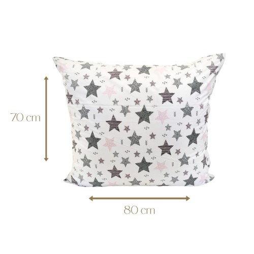 Poszewka Dziecięca 70x80 Bawełniana Magia Gwiazd Róż