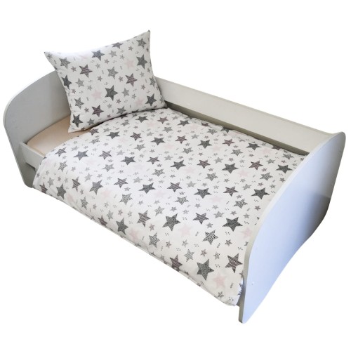 Komplet Pościeli Dziecięcej 100x135 + 40x60 Magia Gwiazd Róż