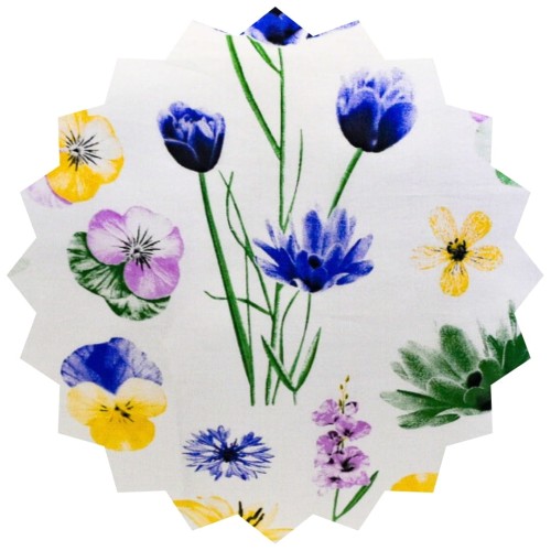 Komplet Pościeli Dziecięcej 120x160 + 50x60 Malowane Bratki Na Białym