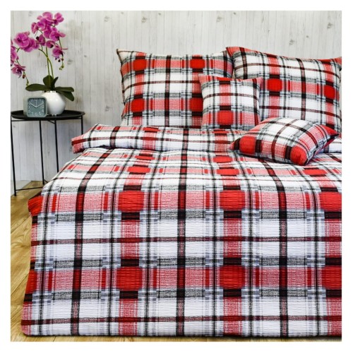 Komplet Pościeli Kora 200x220 2x70/80 Krzyś Szary