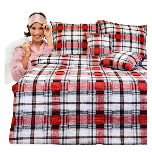 Komplet Pościeli Kora 200x220 2x70/80 Krzyś Szary