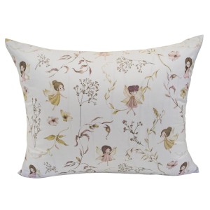 Poszewka Dziecięca 40x60 Bawełniana Wróżki Biel