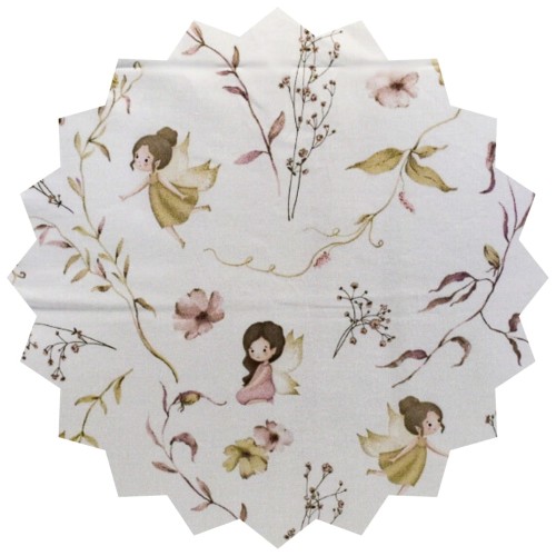 Komplet Pościeli Dziecięcej 120x160 + 50x60 Wróżki Biel