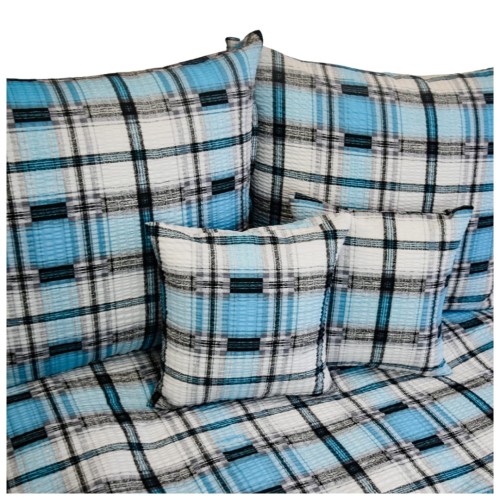 Komplet Pościeli Kora 200x220 2x70/80 Krzyś Niebieski