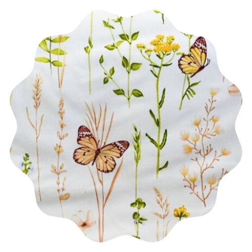 Komplet Pościeli Bawełnianej 200x220 2x70/80 Motyle Kolorowe