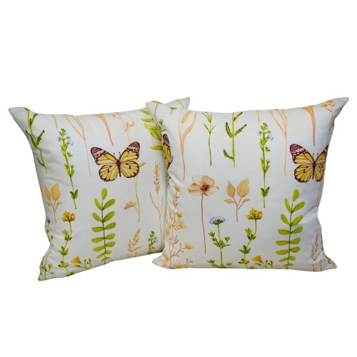 Poszewka 40x40 Bawełniana JAŚ Motyle Kolorowe