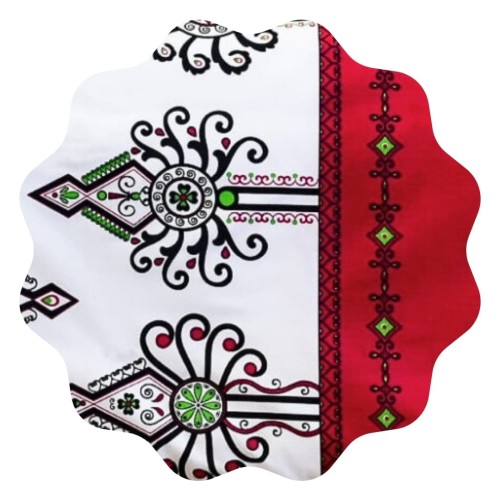 Komplet Pościeli Bawełnianej 160x200 2x70/80 Parzenice Czerwone