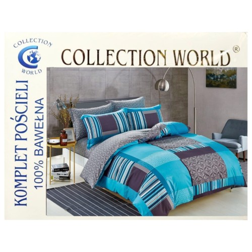 Komplet Pościeli Bawełnianej 160x200 M1030 Bawełna Satynowa