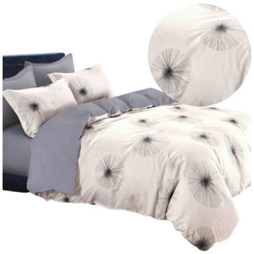 Komplet Pościeli Bawełnianej 160x200 M1461 Bawełna Satynowa 