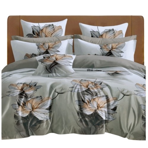 Komplet Pościeli Bawełnianej 160x200 M1989 Bawełna Satynowa