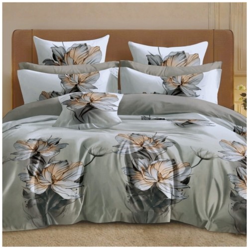 Komplet Pościeli Bawełnianej 160x200 M1989 Bawełna Satynowa