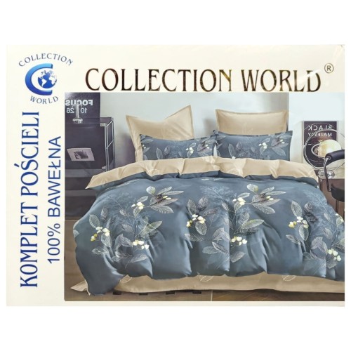 Komplet Pościeli Bawełnianej 160x200 M1981 Bawełna Satynowa