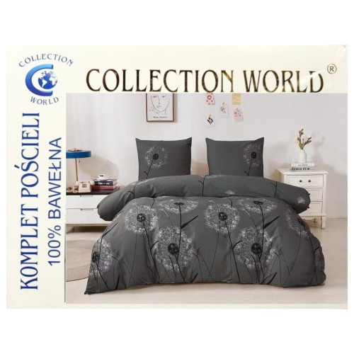 Komplet Pościeli Bawełnianej 160x200 M1641 Bawełna Satynowa