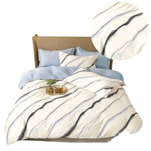 Komplet Pościeli Bawełnianej 200x220 M1629 Bawełna Satynowa