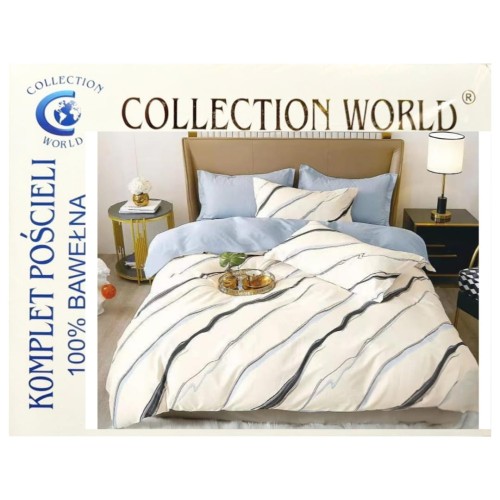 Komplet Pościeli Bawełnianej 200x220 M1629 Bawełna Satynowa