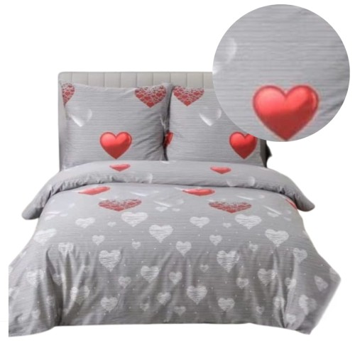 Komplet Pościeli Bawełnianej 200x220 M1601 Bawełna Satynowa