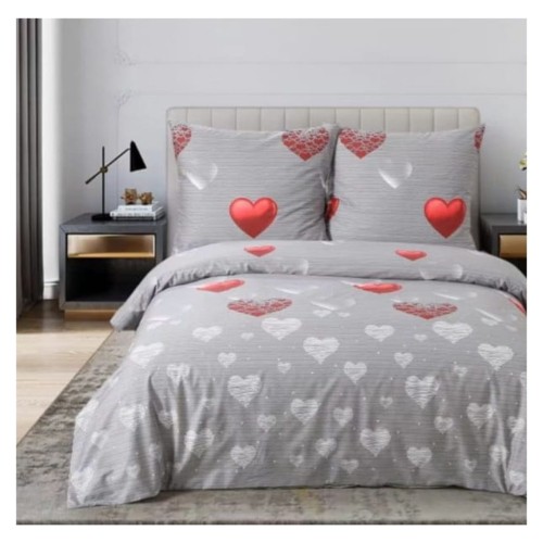 Komplet Pościeli Bawełnianej 200x220 M1601 Bawełna Satynowa