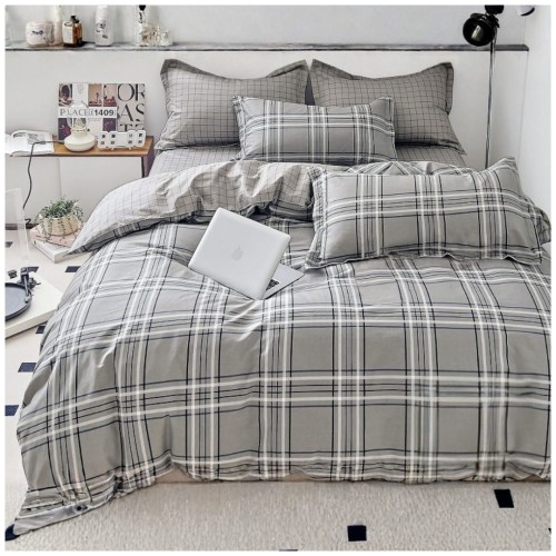 Komplet Pościeli Bawełnianej 200x220 M1772 Bawełna Satynowa