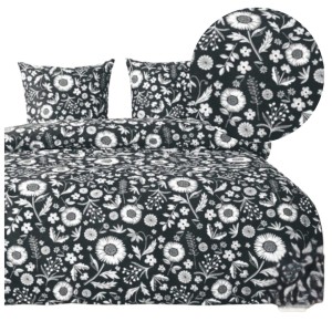 Komplet Pościeli Bawełnianej 200x220 M1735 Bawełna Satynowa