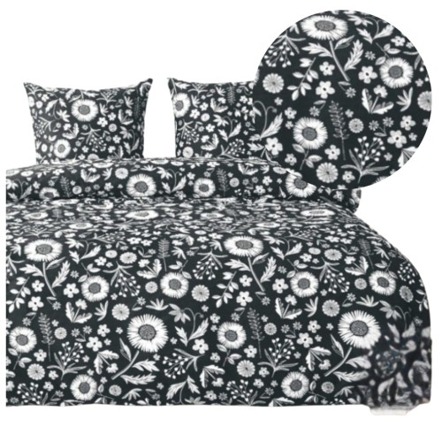 Komplet Pościeli Bawełnianej 200x220 M1735 Bawełna Satynowa