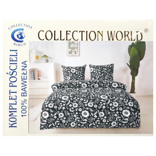 Komplet Pościeli Bawełnianej 200x220 M1735 Bawełna Satynowa