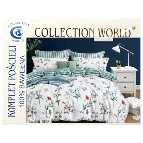 Komplet Pościeli Bawełnianej 200x220 M1459 Bawełna Satynowa