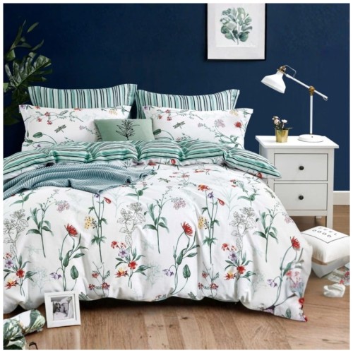 Komplet Pościeli Bawełnianej 200x220 M1459 Bawełna Satynowa