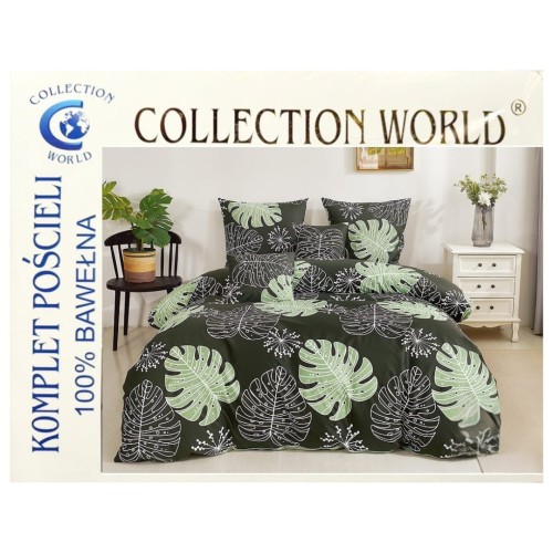 Komplet Pościeli Bawełnianej 200x220 M1724 Bawełna Satynowa