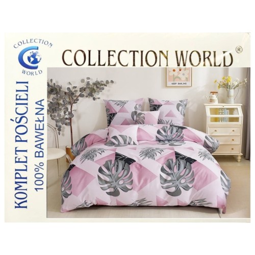 Komplet Pościeli Bawełnianej 200x220 M1725 Bawełna Satynowa