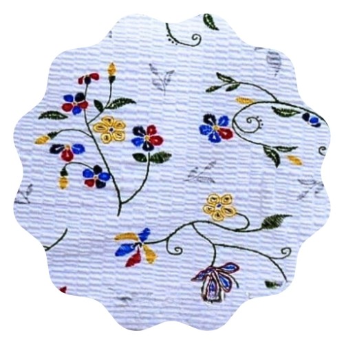  Komplet Pościeli Kora 160x200 2x70/80 Haft Na Białym