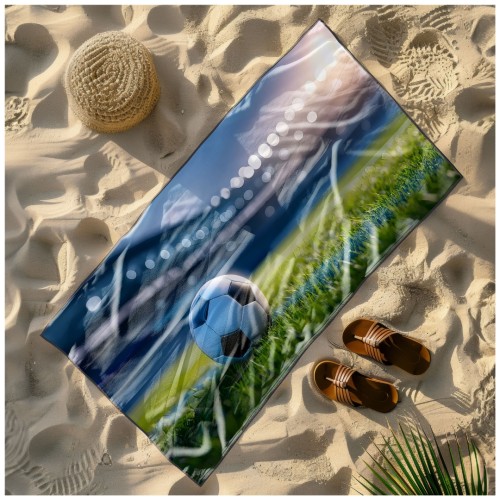 Ręcznik Plażowy Kąpielowy XL 70x140 Stadion Szybkoschnący R137