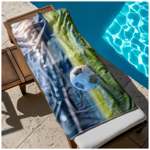 Ręcznik Plażowy Kąpielowy XL 70x140 Stadion Szybkoschnący R137
