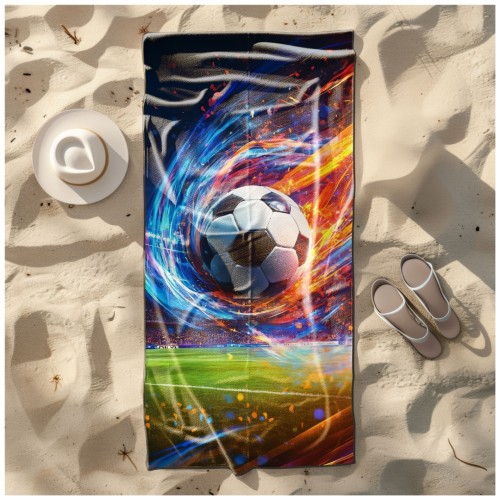 Ręcznik Plażowy Kąpielowy XL 70x140 Magiczna Piłka Szybkoschnący R140