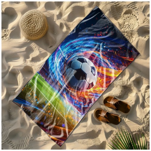 Ręcznik Plażowy Kąpielowy XL 70x140 Magiczna Piłka Szybkoschnący R140