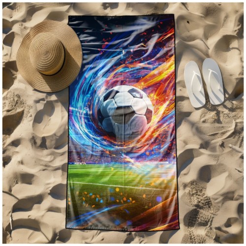 Ręcznik Plażowy Kąpielowy XXL 100x180 Magiczna Piłka Szybkoschnący R140