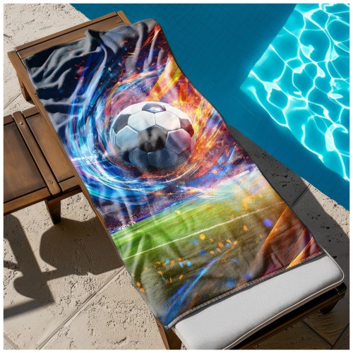 Ręcznik Plażowy Kąpielowy XXL 100x180 Magiczna Piłka Szybkoschnący R140
