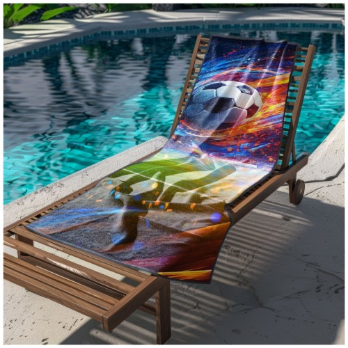 Ręcznik Plażowy Kąpielowy XXL 100x180 Magiczna Piłka Szybkoschnący R140