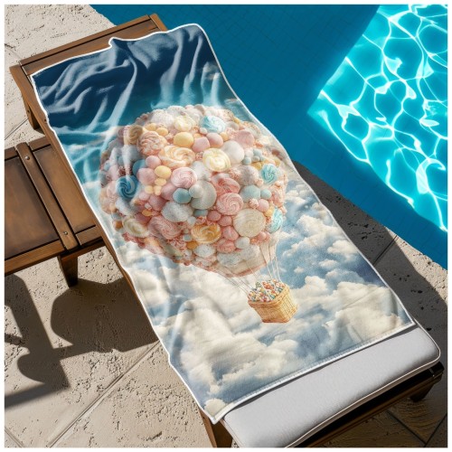 Ręcznik Plażowy Kąpielowy XL 70x140 Balon Szybkoschnący R127
