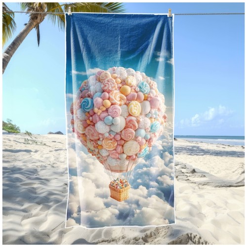 Ręcznik Plażowy Kąpielowy XL 70x140 Balon Szybkoschnący R127
