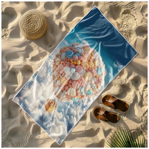 Ręcznik Plażowy Kąpielowy XXL 100x180 Balon Szybkoschnący R127