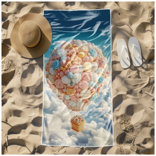 Ręcznik Plażowy Kąpielowy XXL 100x180 Balon Szybkoschnący R127