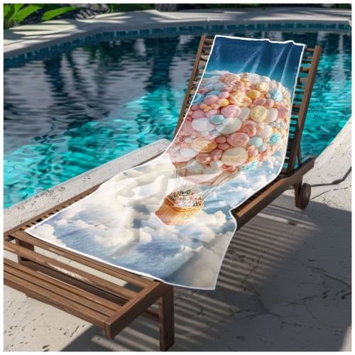 Ręcznik Plażowy Kąpielowy XXL 100x180 Balon Szybkoschnący R127