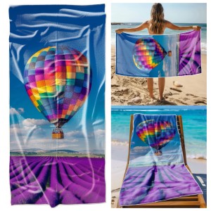 Ręcznik Plażowy Kąpielowy XL 70x140 Balon Szybkoschnący R122