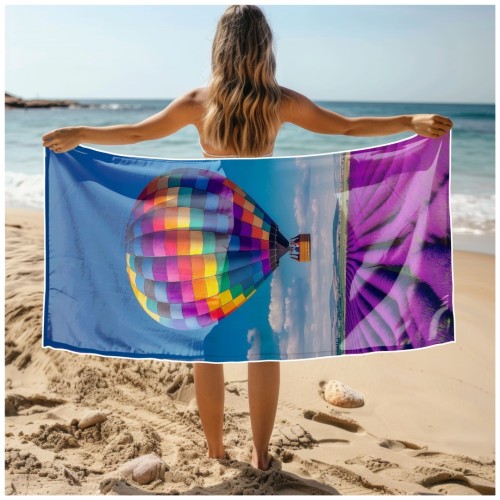 Ręcznik Plażowy Kąpielowy XL 70x140 Balon Szybkoschnący R122