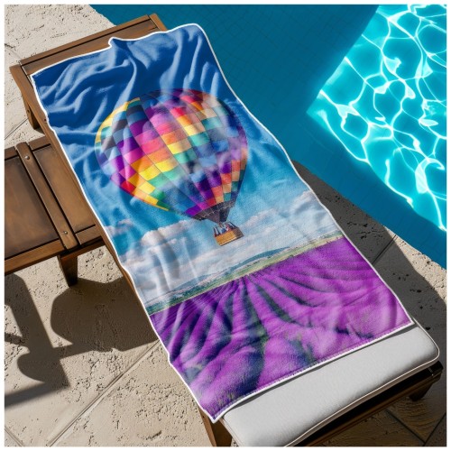 Ręcznik Plażowy Kąpielowy XXL 100x180 Balon Szybkoschnący R122